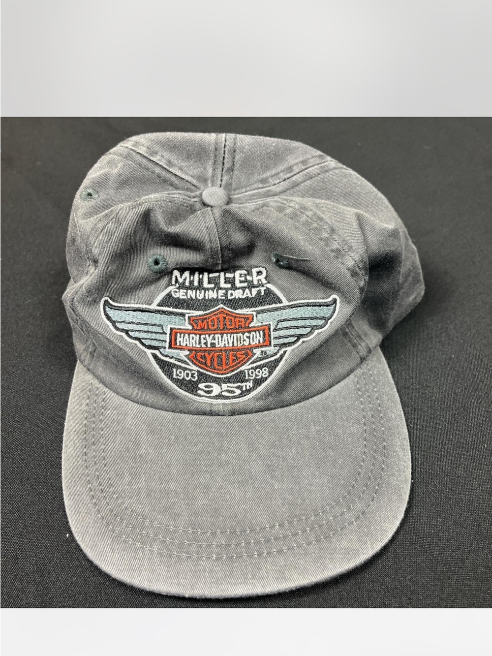 Vintage Harley Davidson Hat 95th Anniversary